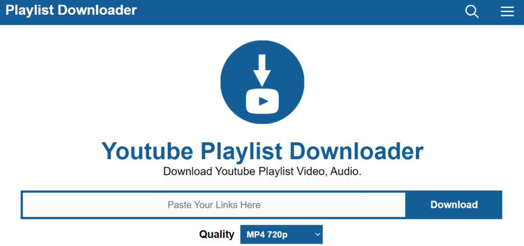 Playlist Downloader convertidor listas youtube mp3